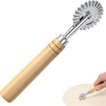Pasta Wheel Cutter, Ravioli Cutter Stamps with Roller Wheel, Sturdy Ravioli Cutter Wheel for Ravioli, Pasta, Dumplings Lasagna6.7"Diameter