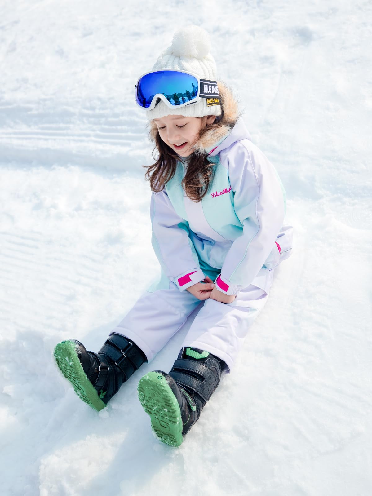 Bambini Ragazze Ragazzi Impermeabile Colorato Un Pezzo Tute Da Neve Tute Da Sci Giacche Inverno Tute