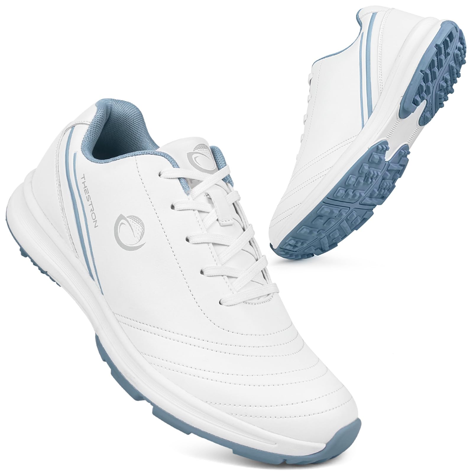 Zapatos De Golf Mujer, Zapatillas De Entrenamiento De Golf Ligeras Cómodas Y Sin Clavos Calzado Deportivo Antideslizante para Exteriores