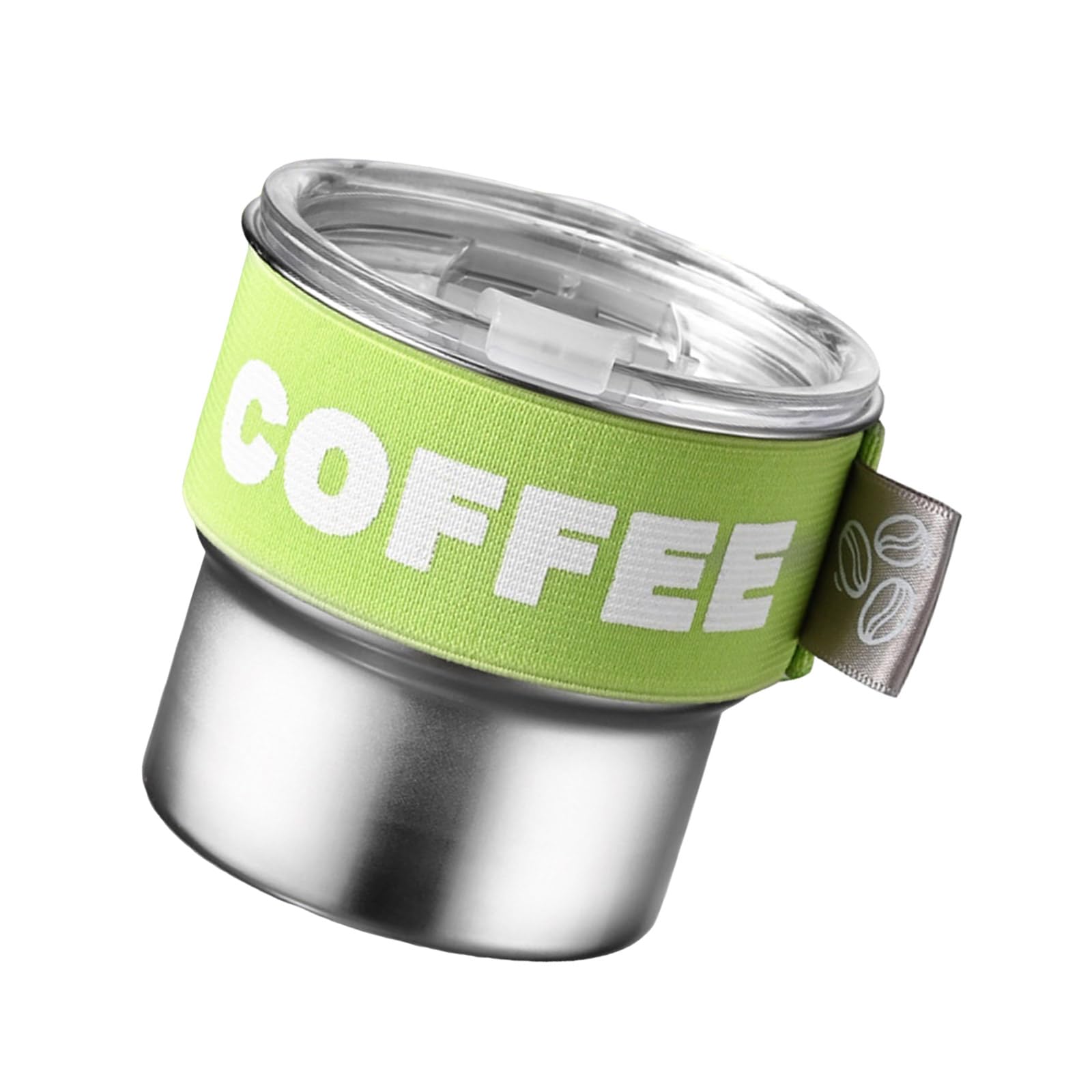 MALSSE 400ml Insulated Coffee Tumblers Thermal Insulated Coffee Mugs with Spill Proof Lid Perfect for Home or Travel Sturdy Mugs