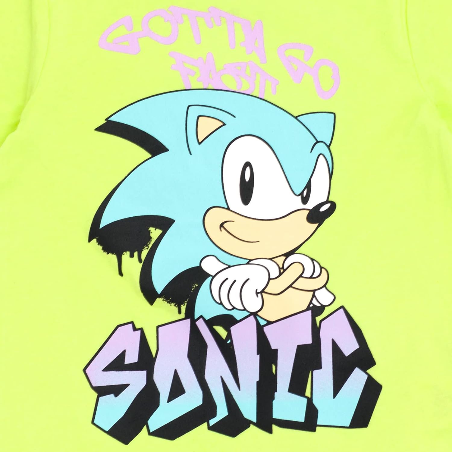 SEGA Sonic the Hedgehog T-Shirt and Shorts Outfit Set Little Kid to Big Kid - Image 6