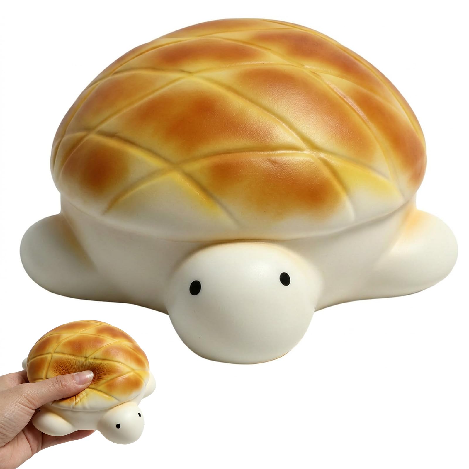 Bread Squishy, Slow Rise, Turtle Bread Squishy for Stress Relief and Focus, Squishise for Office and Study, Cute Food Collectible