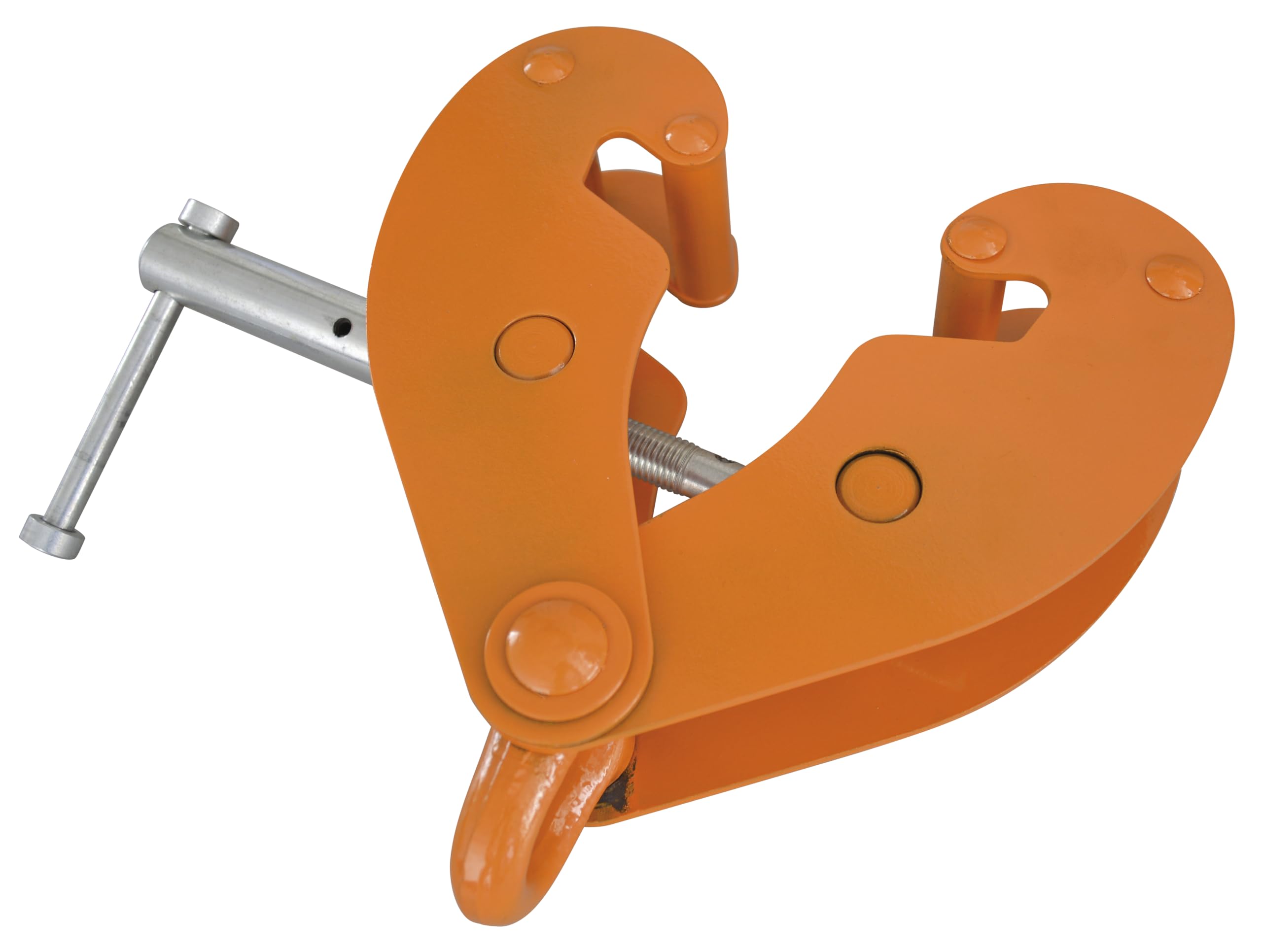 DoLast Professionell Trägerklammer Do 193/T, 3000 kg Tragfähigkeit, für Stahlträger, orange