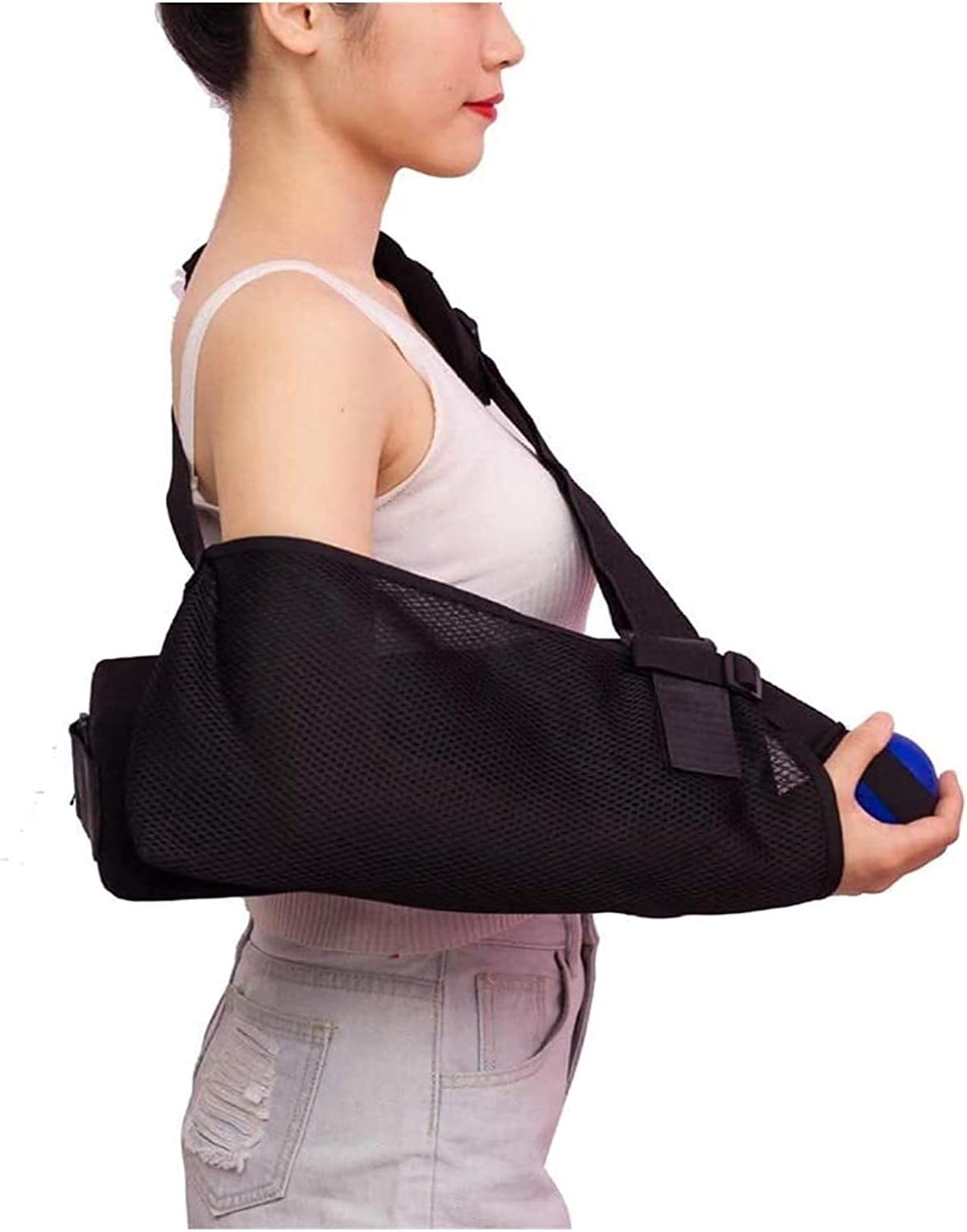 Arm Sling Shoulder Immobilizer Rotator Cuff Support Brace Shoulder Support Abduction Slings for Womend Men Rotator Cuff and Elbow Brace
