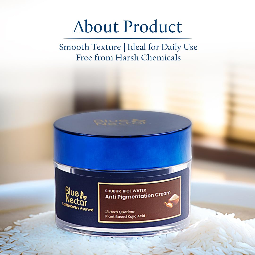 Blue Nectar 2% Kojic Acid Face Cream for Pigmentation | Mushroom
