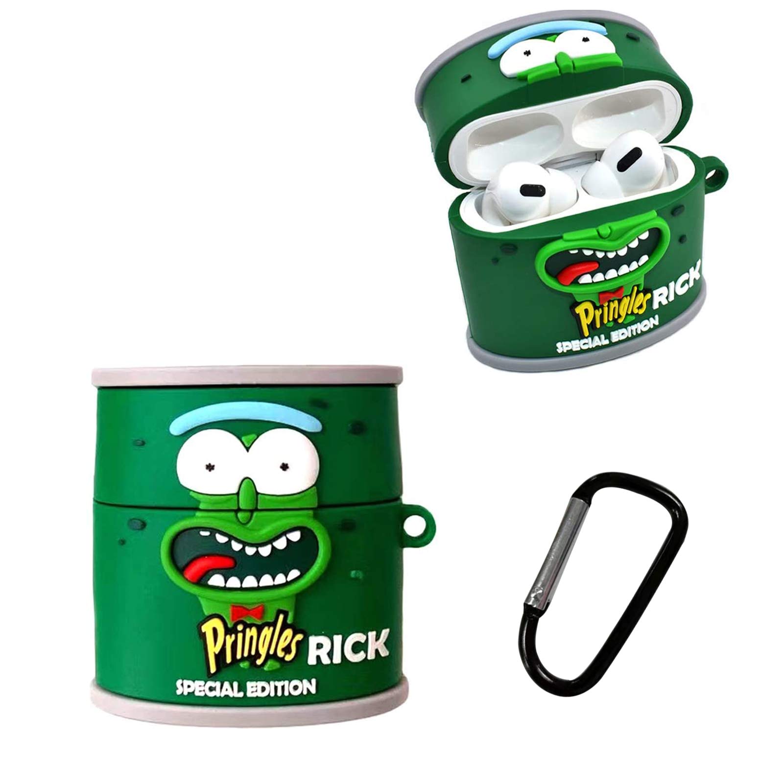 Airpodspro Case 3d Cute Cartoon Pickle Rick And Morty Anime