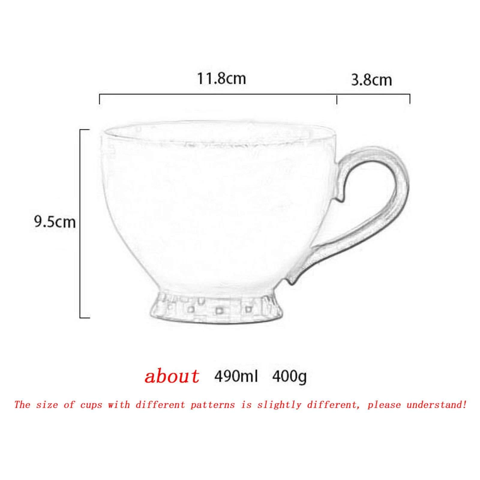 Miska do zupy z uchwytem, 490 ml, miski do zupy, kubek na śniadanie, płatki śniadaniowe, lody w Chinach, porcelana, ceramika, kuchnia, Maroko, duże kolory, prezent, K