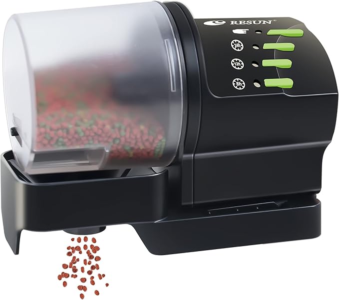 Distributeur Automatique De Nourriture Pour Poissons Avec Minuterie Et Modes Automatiquemanuel Pour Aquariums Et Bassins 90489318