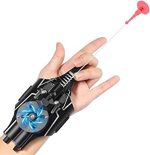 teia aranha, Brinquedo pulso para crianças, Web Shooter Role Play Toy para Spider Hero Cosplay Costume Props, Electric Reel-in Web Launcher String Shooters Toy Ruliyeefu