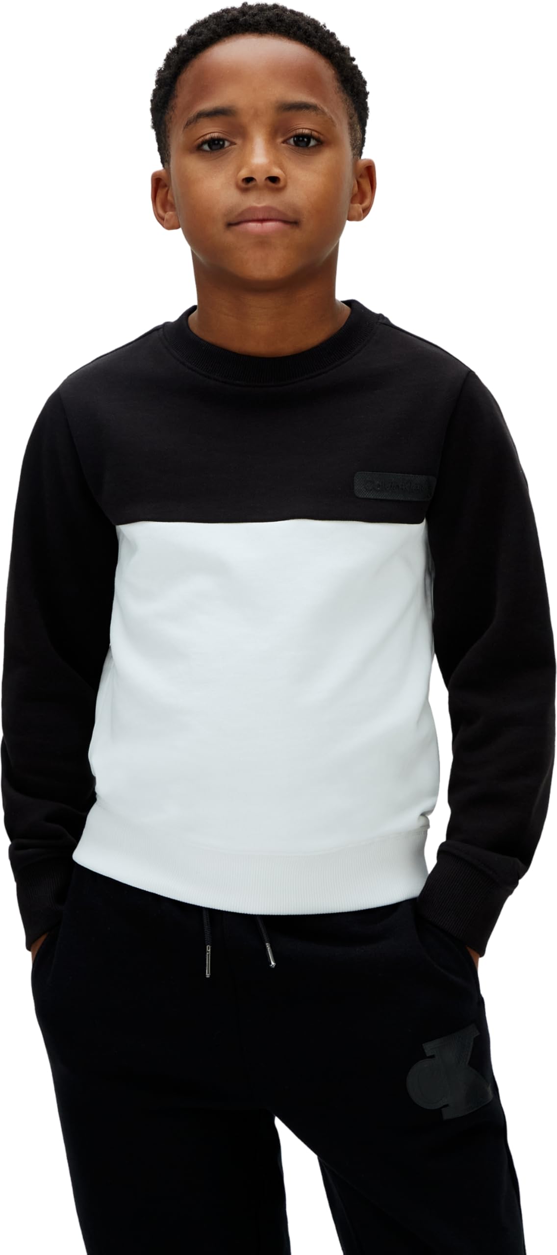 Calvin Klein Colorblock Reg CN Lvcksjb00b Altre Felpe Bambini e Ragazzi