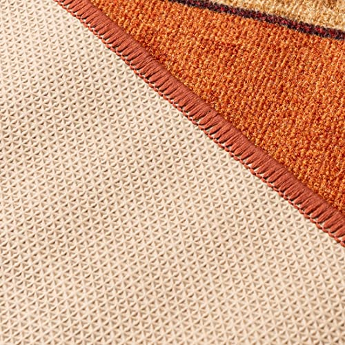 Alfombras para pasillos largos que transforman tu entrada con estilo moderno terracotta 8