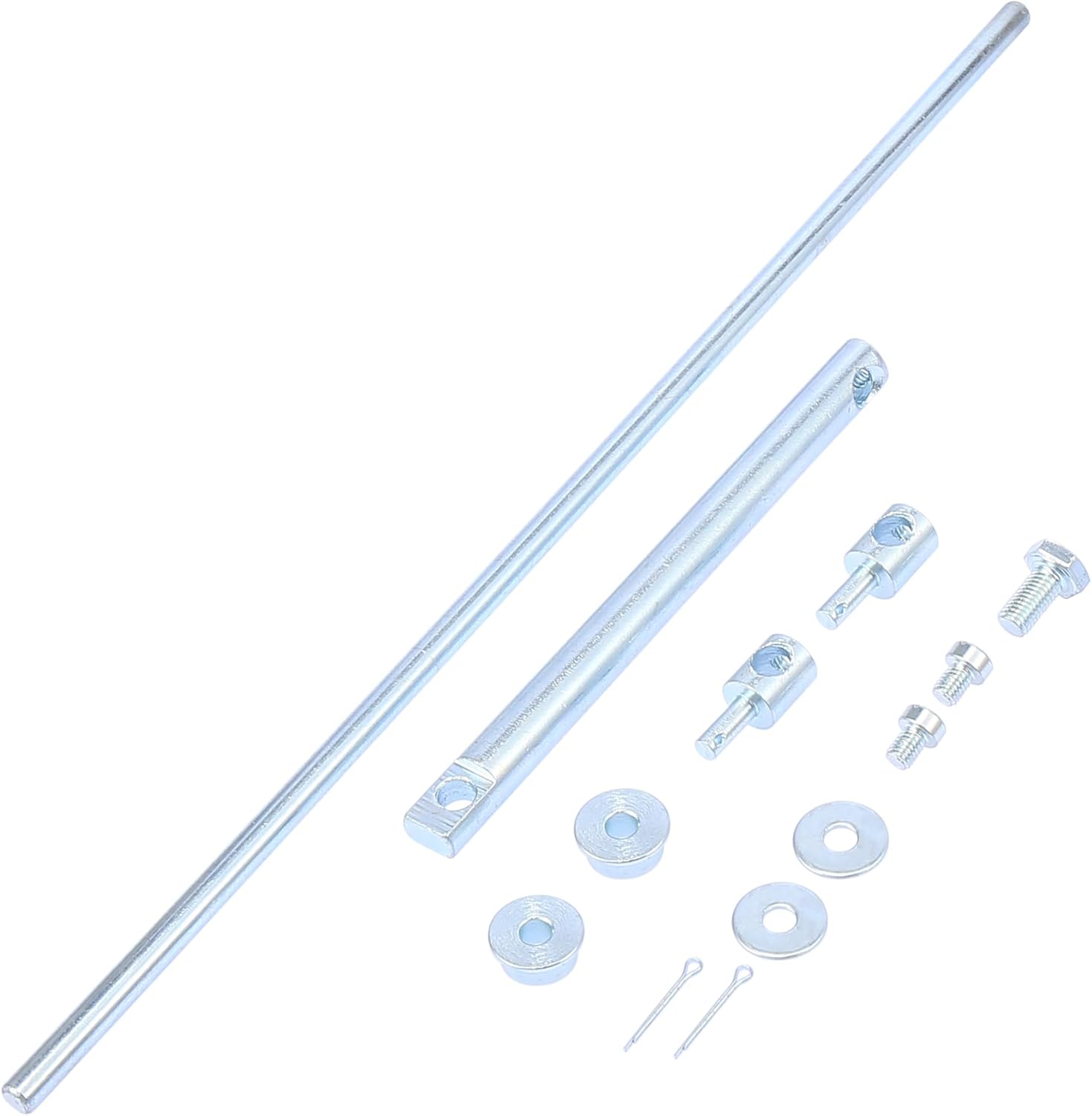 X AUTOHAUX Car Dual Carburetor Linkage Set Replacement for Barry Grant Carbs