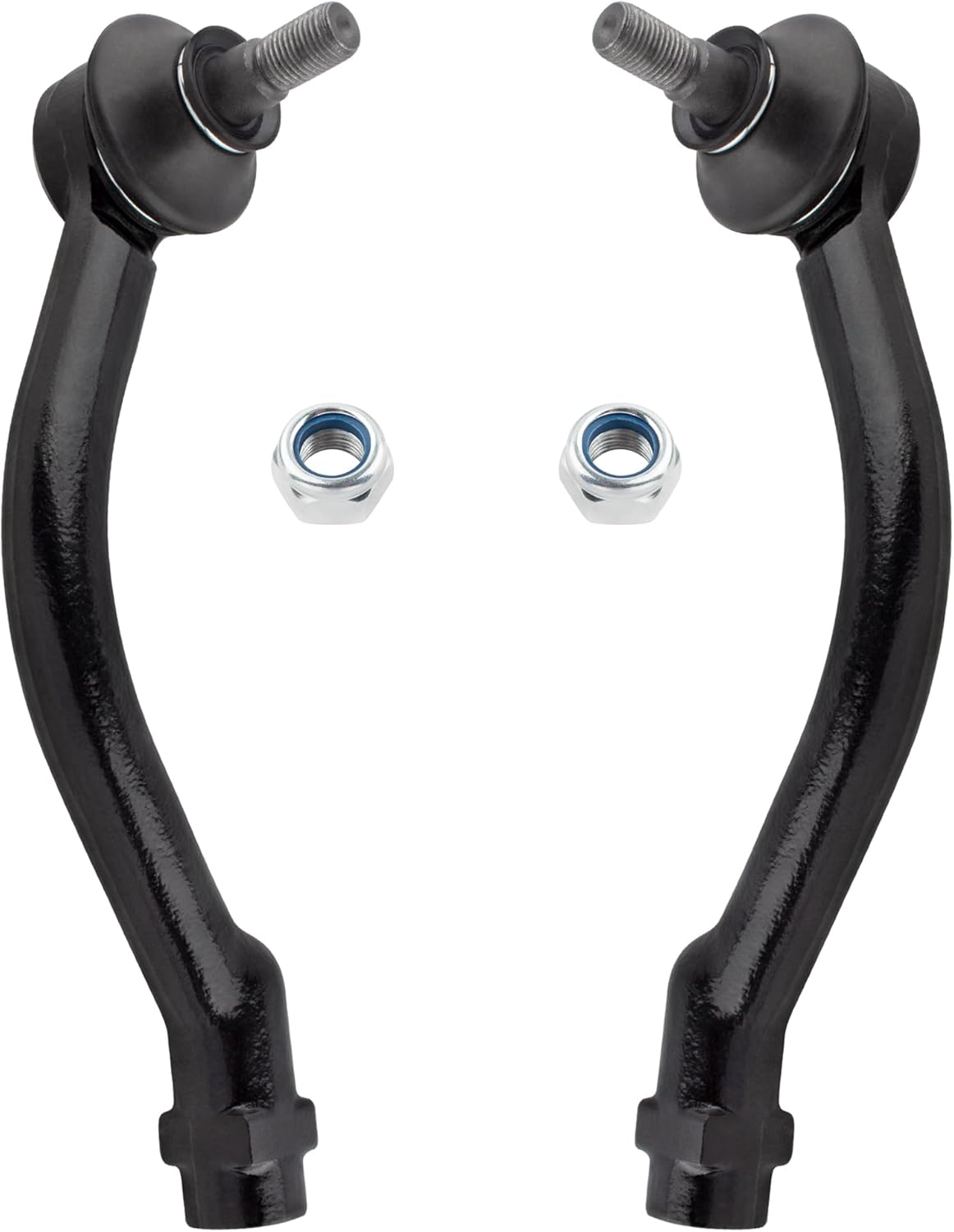 ES800334 ES800335 EV800345 Front Inner & Outer Tie Rod Ends for Hyundai Azera 2006-2011 Sonata 2006-2010, Pack of 4