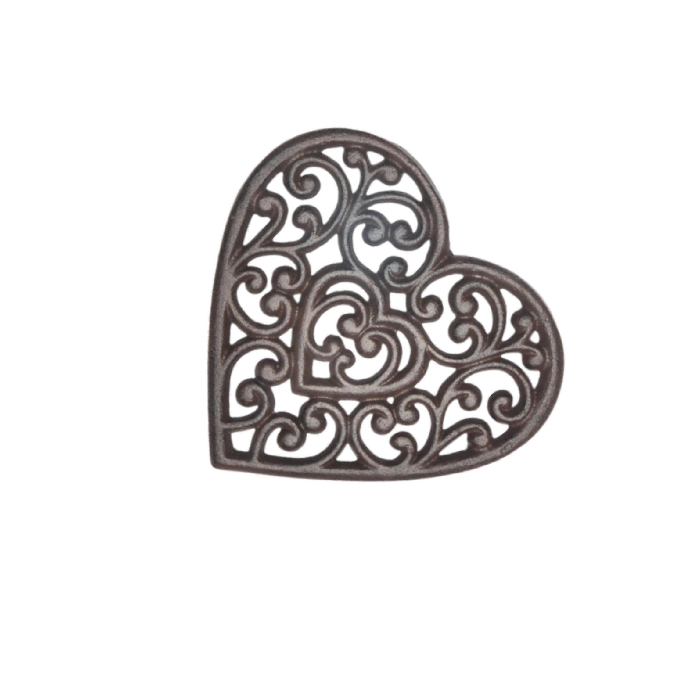 Kixzsaz Attractive Heavy Duty Cast Iron Trivet Effective Hot Pot Holder Pad For Protecting Surfaces During Meal Serving Heavy Duty Cast Iron Trivet For