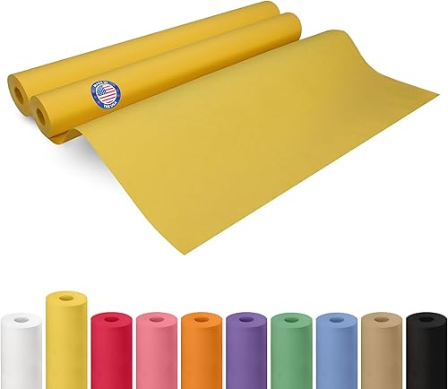 Miniatura 143 de IDL Packaging - Rollo de papel kraft rojo de 36 x 2160 pulgadas (180 pies), hecho en Estados Unidos, grosor 45 libras, arte, envoltura regalos