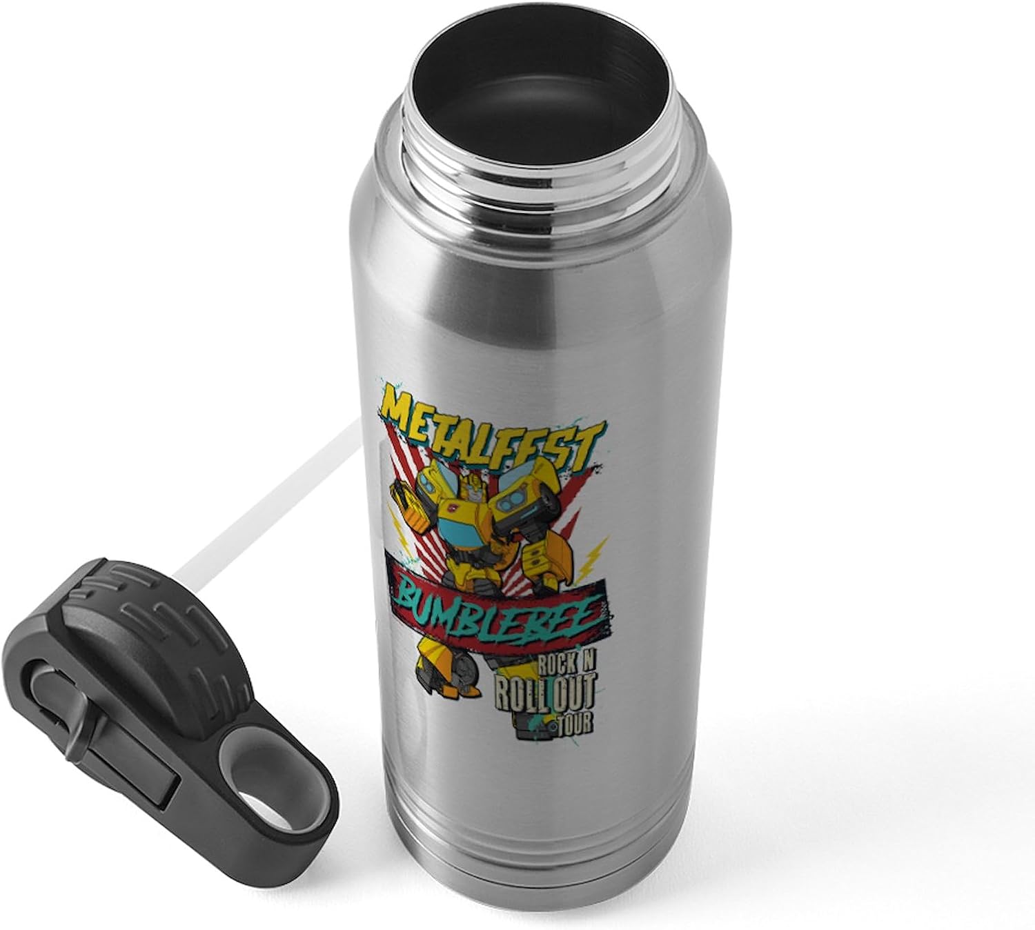 CafePress Transformers Bumblebee Metalfest 30 Oz Stainless Steel Water Bottle 30 oz (887 ml) Stainless Steel Water Bottle