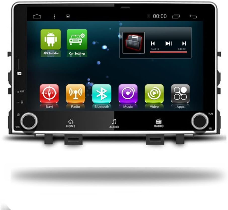 Car Radio GPS Android 8.0 Octa Navigation for Kia Rio 2017 2018 Car Multimedia Player Stereo no CD DVD Head Unit Video Touch Screen Audio with WiFi Bluetooth Navi (Android T8 2+32G for Kia Rio)
