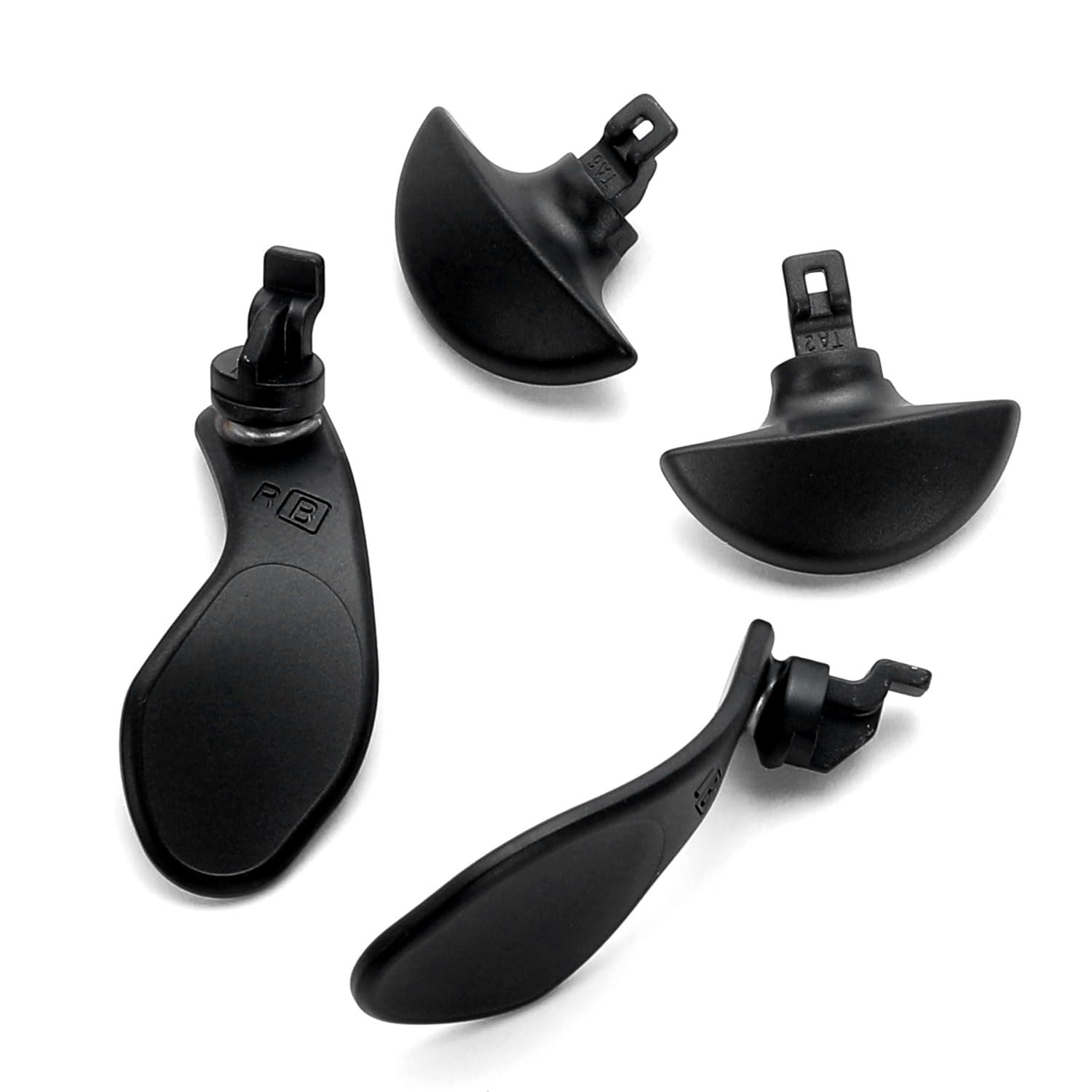 Metaliczne tylne łopatki do kontrolera PS5 Edge, wymienne metalowe tylne przyciski ze stali nierdzewnej, zamiennik do kontrolera PS5 Edge, kontroler nie jest dołączony
