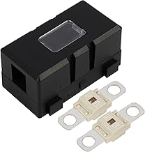 80A ANS Fuse Holder for Vehicles 2 High Current MIDI Fuse Holder, Suitable for Cars, Trucks, Construction Machinery, Agricultural, Buses and Caravans (80A)