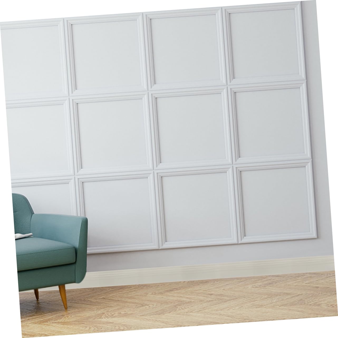 Uonlytech Zócalo Autoadhesivo Moldura Flexible Para Esquinas De Pared Borde De Pared Autoadhesivo Para Decoración De Salas y Paredes Metros