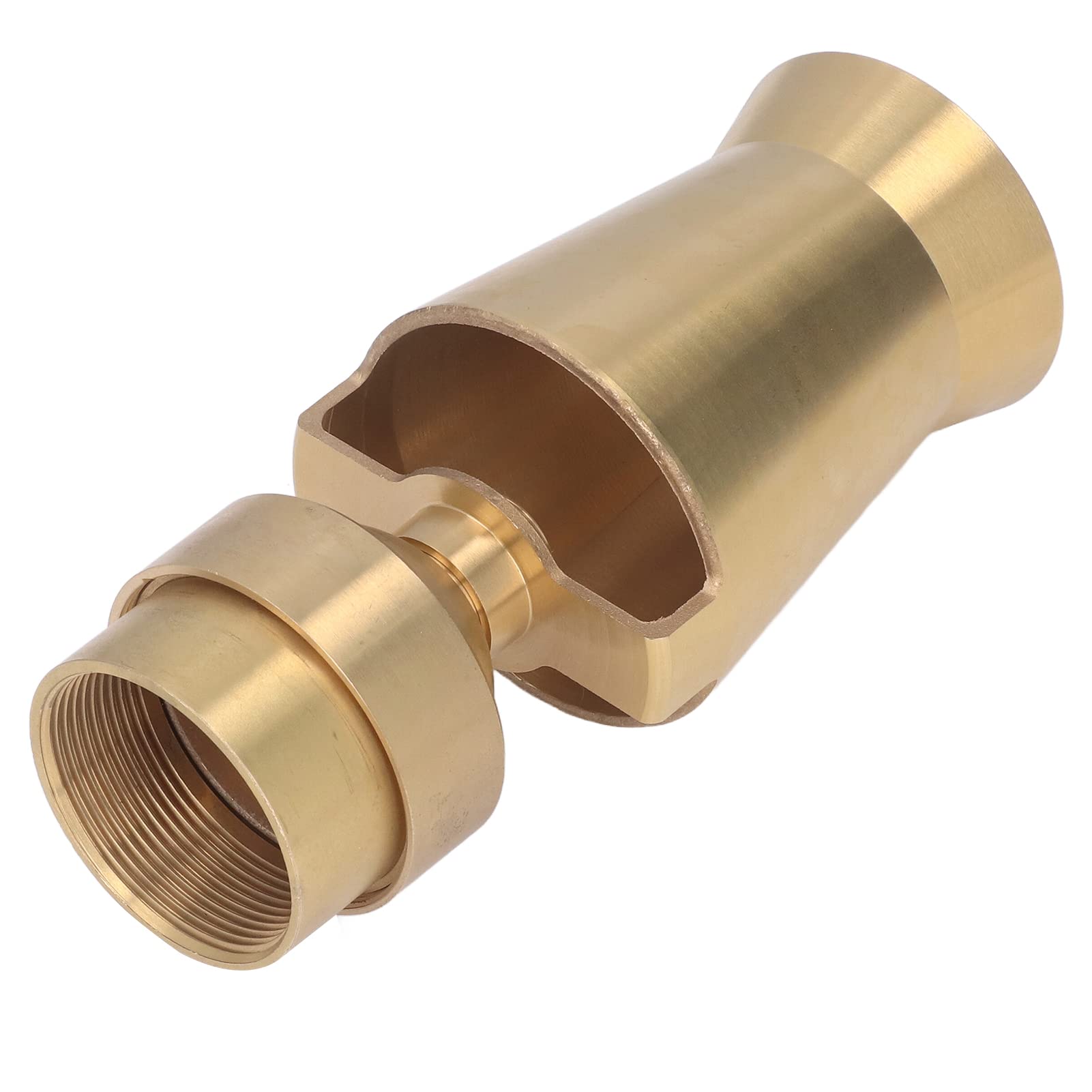 G2 Internal Thread Fountain Nozzle for Landscape Water Spray Effects with 30 Degree Rotatable Base, Alloy Copper Material, Wide Application in Garden, Courtyard, and