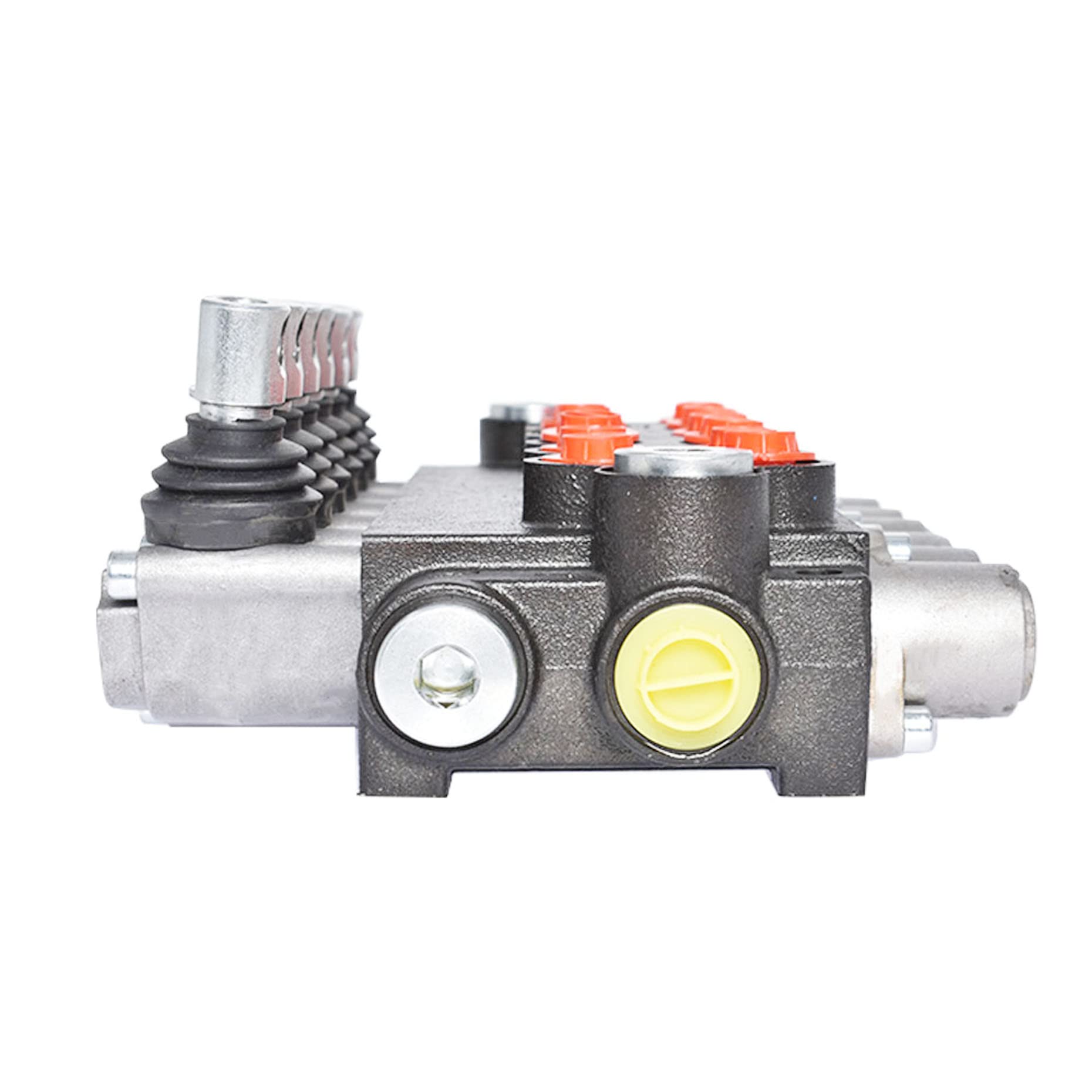 Hydraulikventil, 6 Spulen, 11 gpm, 3600 psi, BSPP-Anschlüsse, einstellbares hydraulisches Wegeventil, passend für Kleintraktoren, Traktoren, Lader