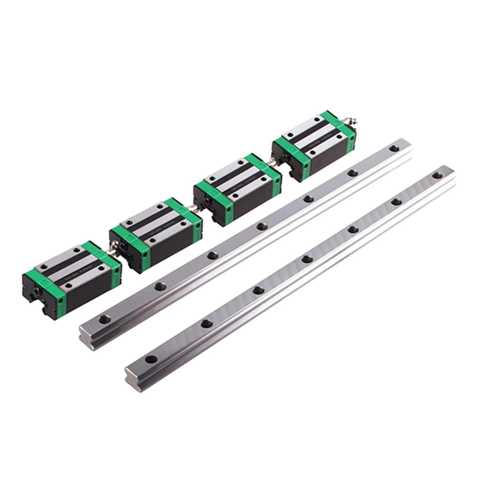 Rail linéaire HGW20 avec chariots coulissants pour gravure de routeur – Comprend 2 pièces de rail et 4 blocs coulissants