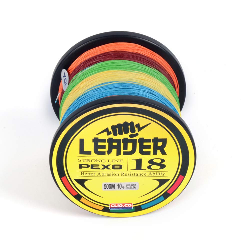 Lenza da Pesca Intrecciata, Intrecciato con 8 Fili, Estremamente Resistente, da 1000 m, di Alta qualità