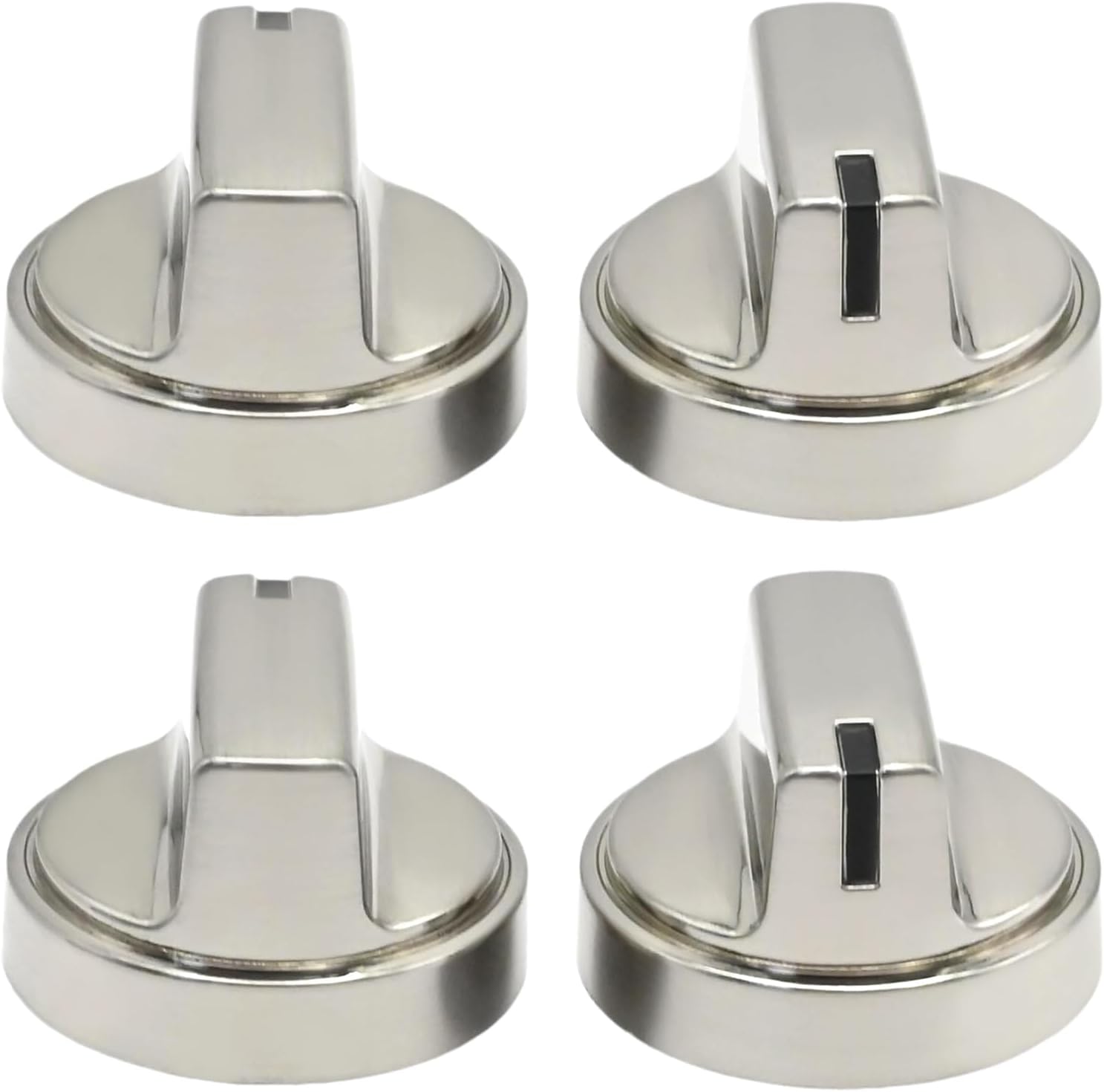 EATAKWARD 4Pcs WB03X29300 Gas Stove Knobs Replacement, Replacement for GE Range JGP3030SL1SS JGP3030SL2SS JGP3030SLSS JGP3036SL1SS JGP3036SL2SS, Replaces KIP 5T06 191D8446