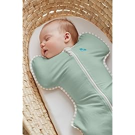 Love to Dream Swaddle, Baby Sleep Sack, Swaddle Up Self-Soothing Swaddles for Newborns, Get Longer Nap, Snug Fit Helps Calm Startle Reflex, Lite 0.2 Tog Sleep Sack, 5-8.5 lbs, Olive