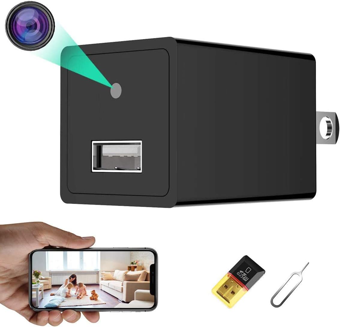 Spy Camera Wireless Hidden Camera WiFi Camera 1080P HD Nanny Cam Spy