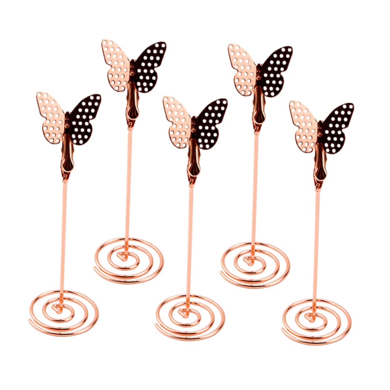 Cabilock Uds Soportes Para Números De Mesa Clips Para Notas Para Oficina Clips Para Menú Para Fiesta De Boda Clips De Fotos De Metal Soporte Para Nombre De Escritorio