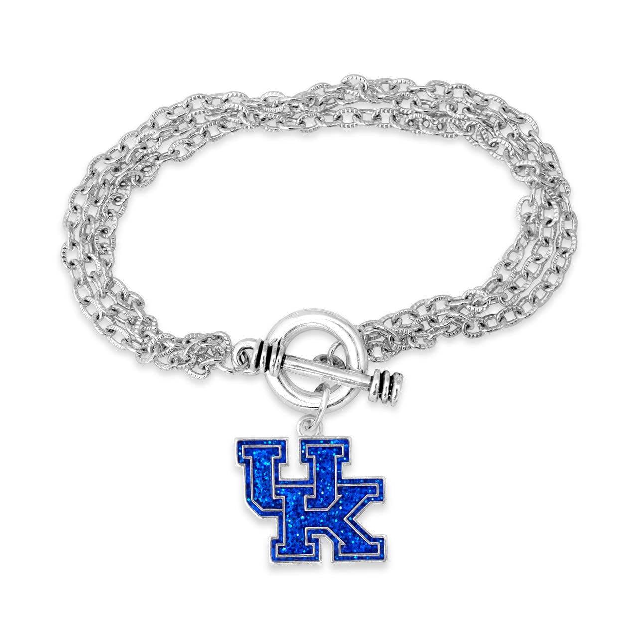Kentucky Wildcats Game Day Glitter Toggle Bracelet Jewelry Gift Licensed UK