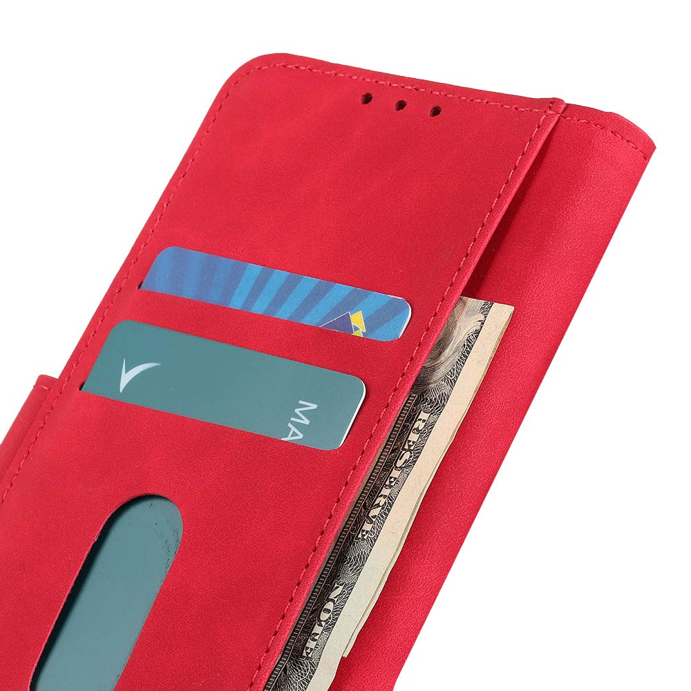 ZONNAVI Cover per Realme C33, Flip Custodia Pelle PU con [Slot Cart] [ Supporto Stand] [Magnetica], Cover a Libro Portafoglio per Realme C33 (Grigio