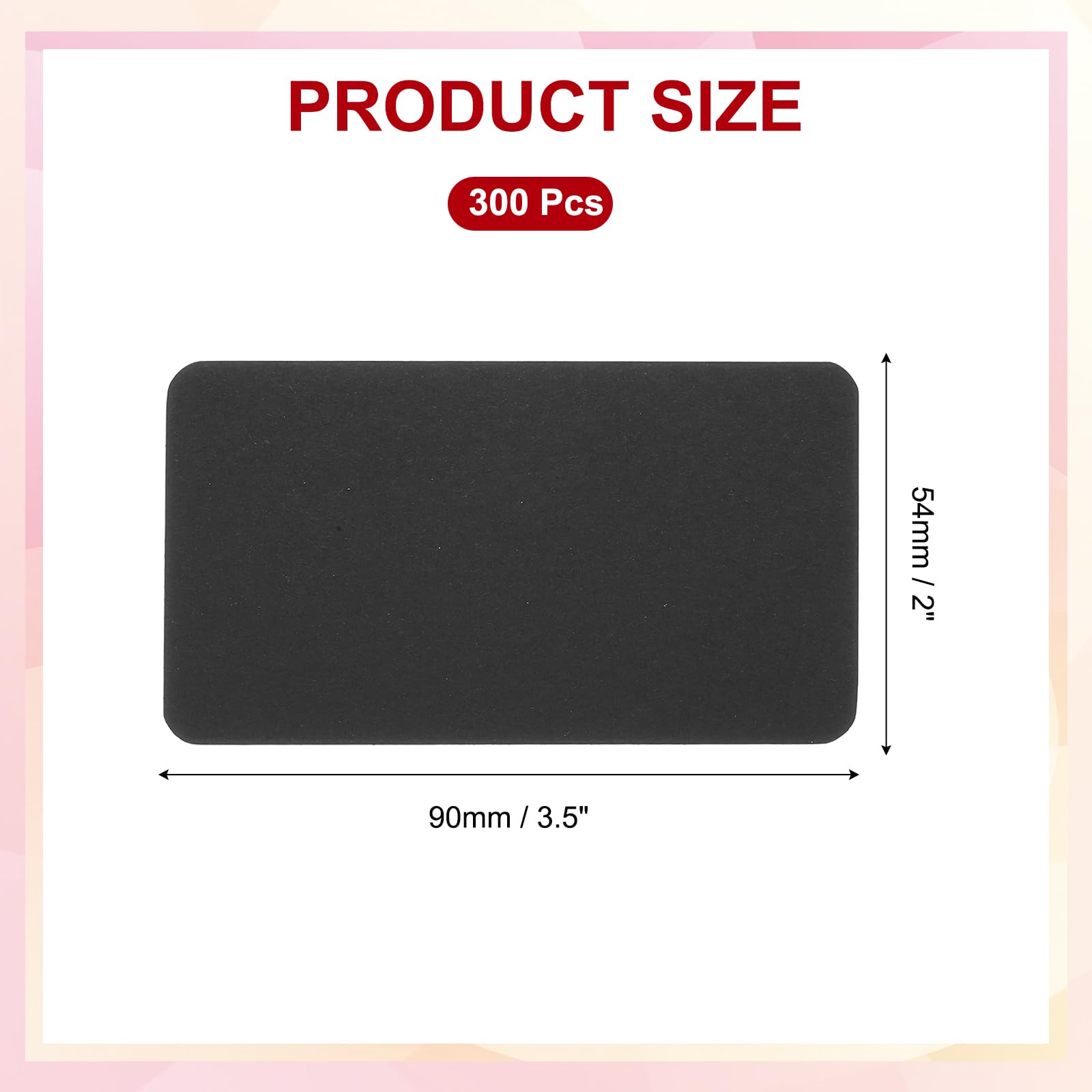 PATIKIL 3.5"x2" Blank Paper Business Cards - Image 2