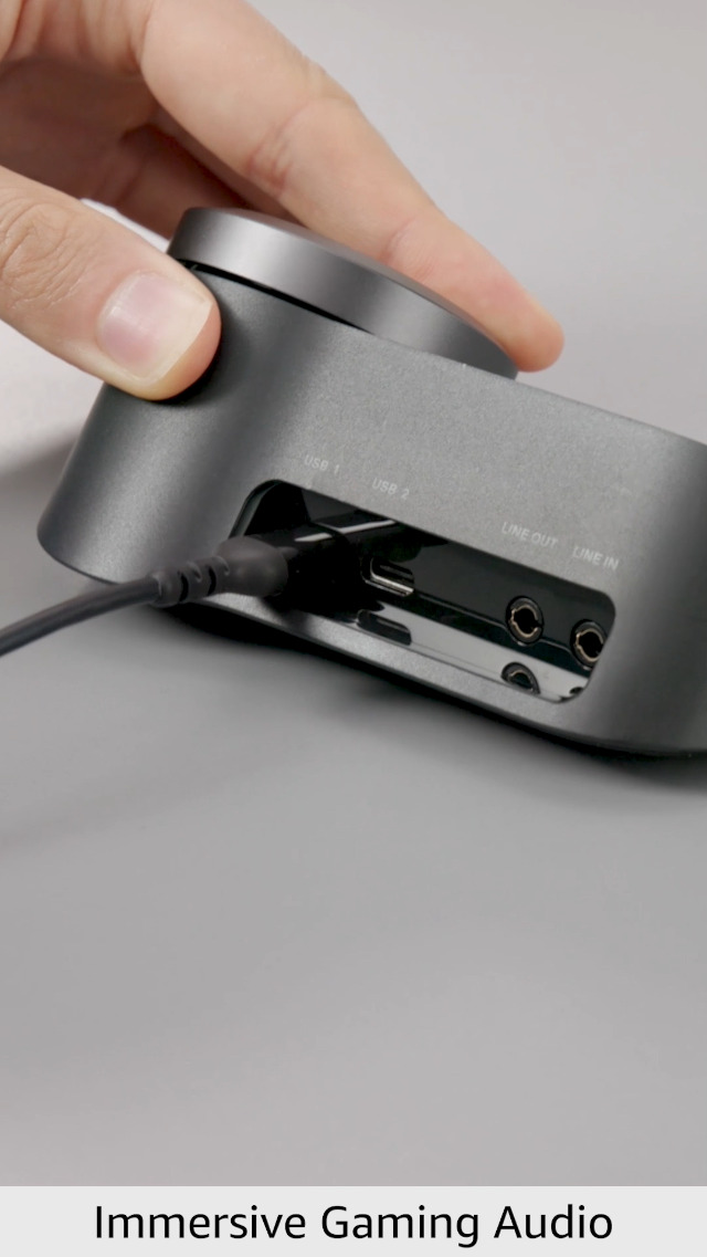 SteelSeries GameDAC Gen 2 Hi-Res Audio Amplifier - ESS Sabre Quad