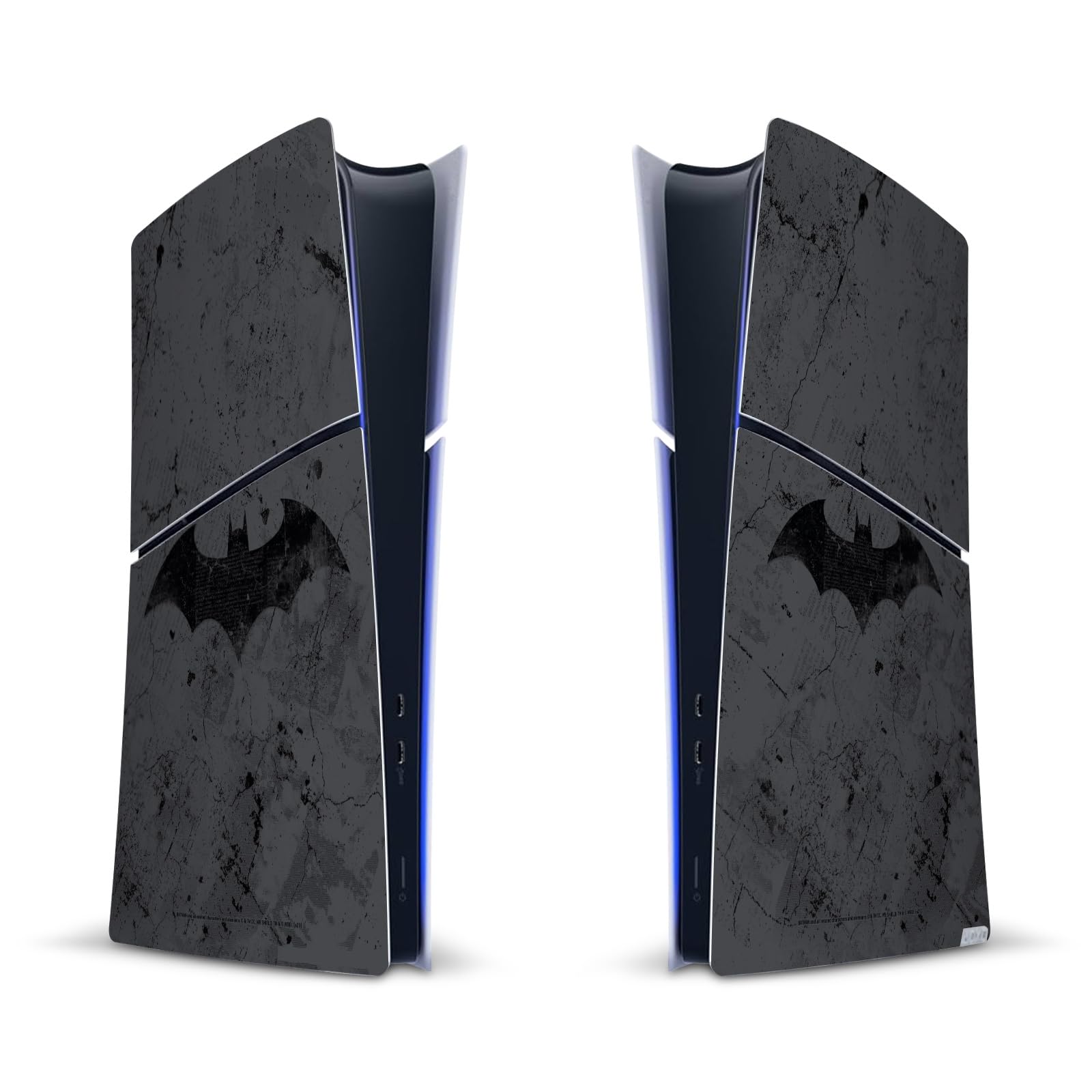 Head Case Designs Licenza Ufficiale Batman DC Comics Hush Loghi E Fumetti Vinile Sticker Gaming Pelle Adesivo Compatibile con Sony Playstation 5 PS5 Slim Digital Edition Console