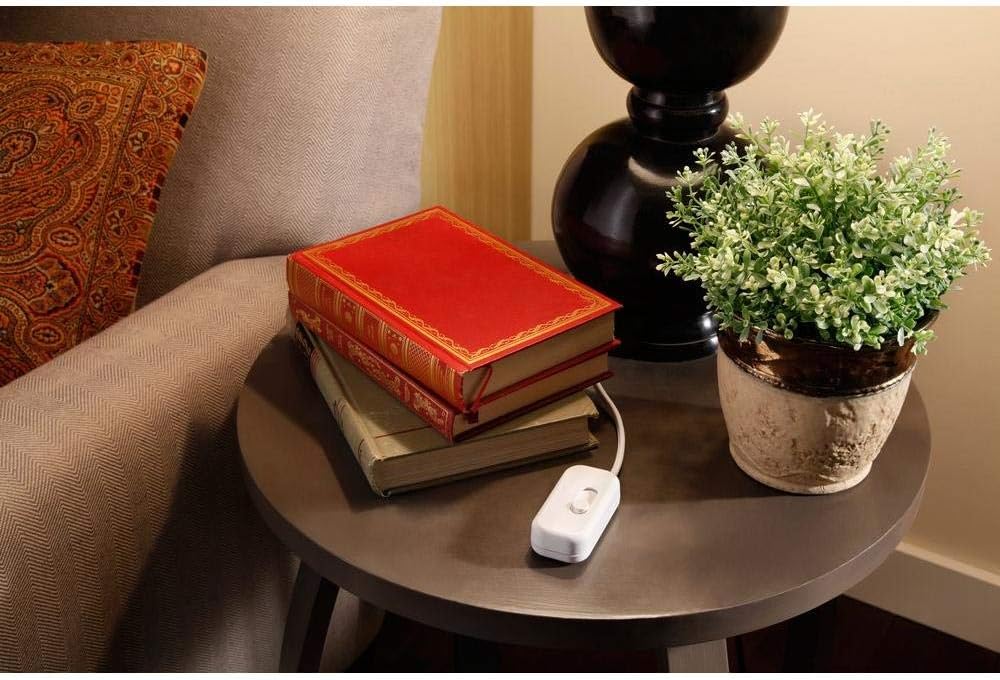 Lutron Credenza LED+ 100-Watt Plug-In Lamp Dimmer Switch, TTCL-100H-WH, White