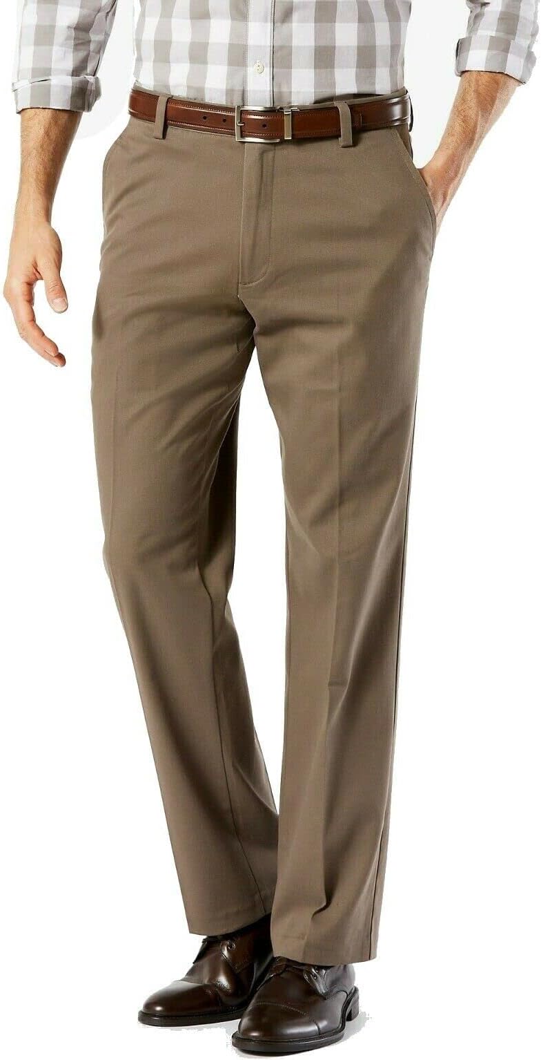 - Men's Straight Fit Easy Khaki Pants