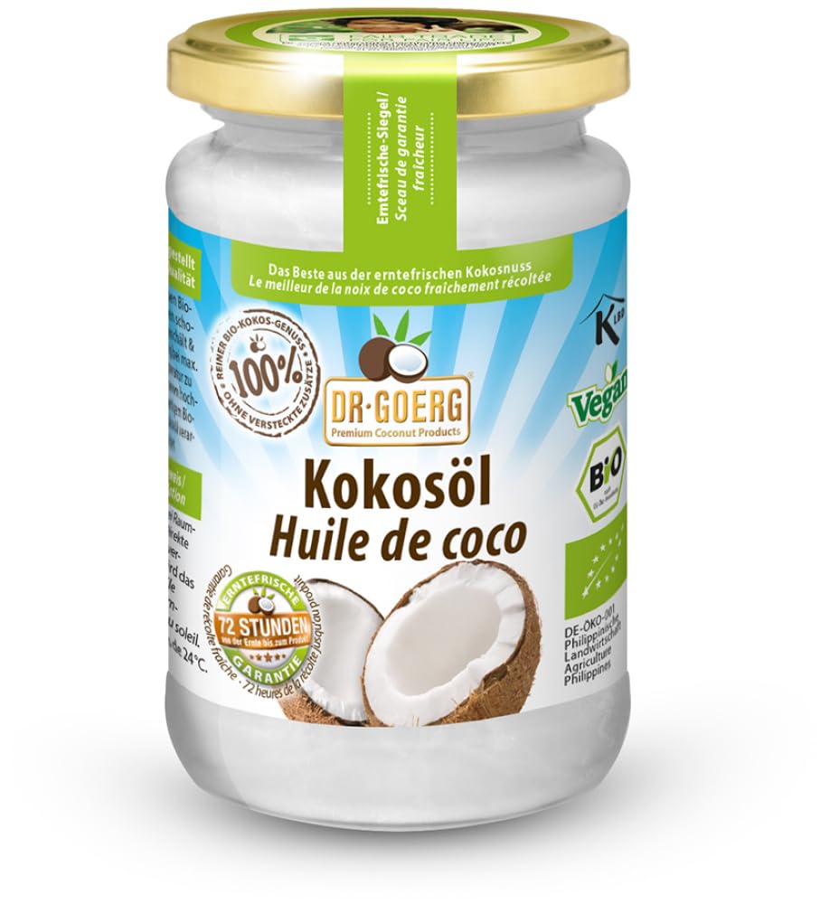 Bio Premium - Olio di cocco biologico, 2 x 200 ml