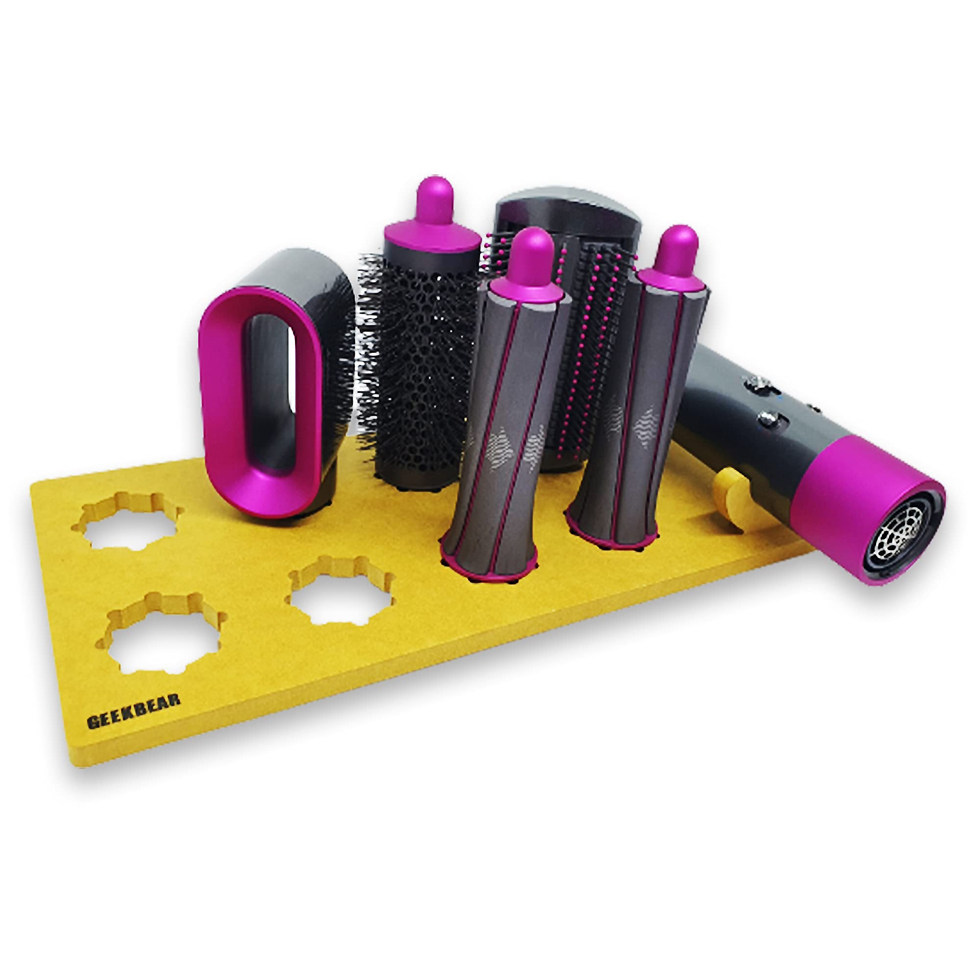 GEEKBEAR Dyson Airwrap Holder (Yellow) Dyson Airwrap Hair Dryer Stand