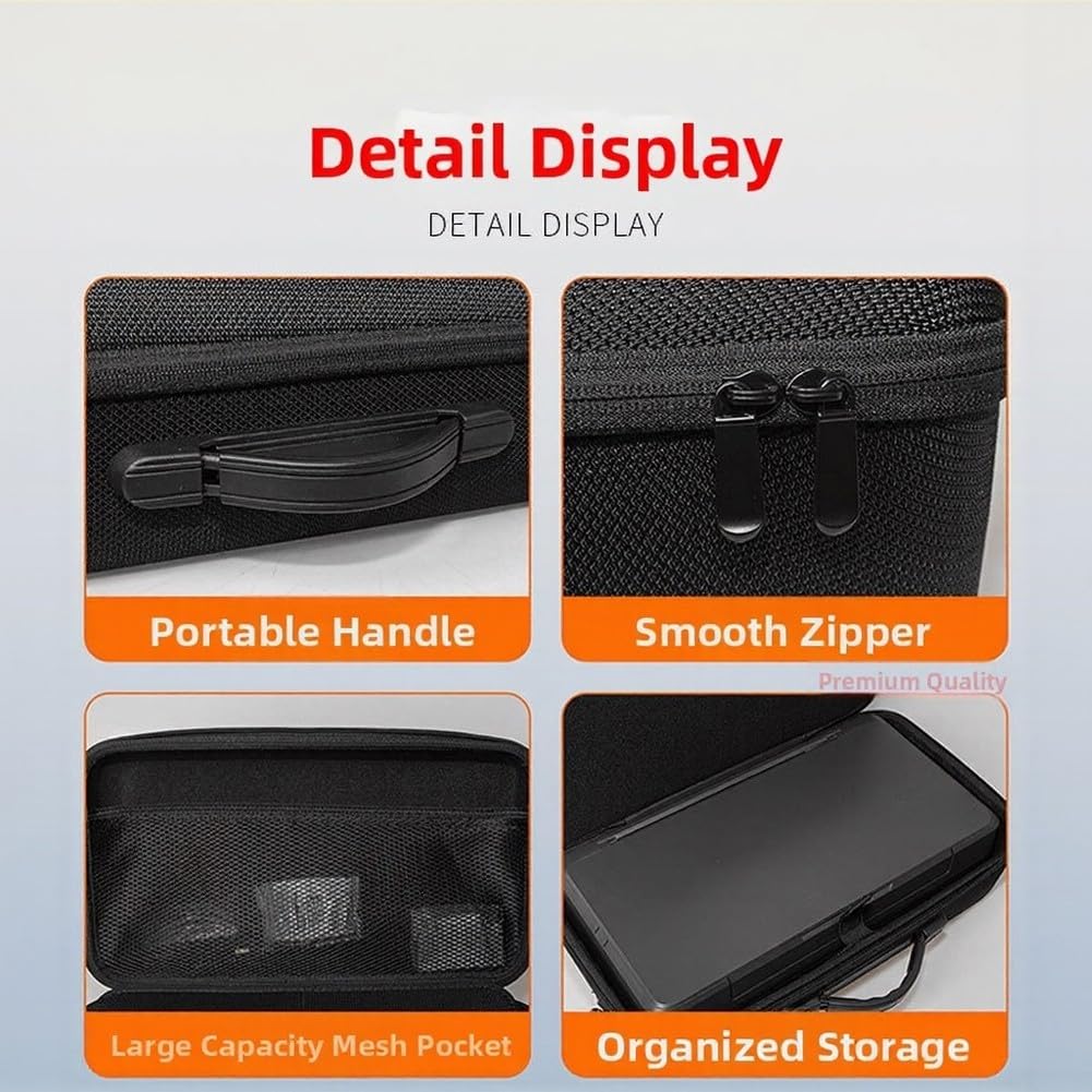Funda rígida de viaje para HP para Officejet 250, bolsa de transporte de EVA a prueba de golpes con interior espacioso para accesorios de impresora, solución de almacenamiento portátil
