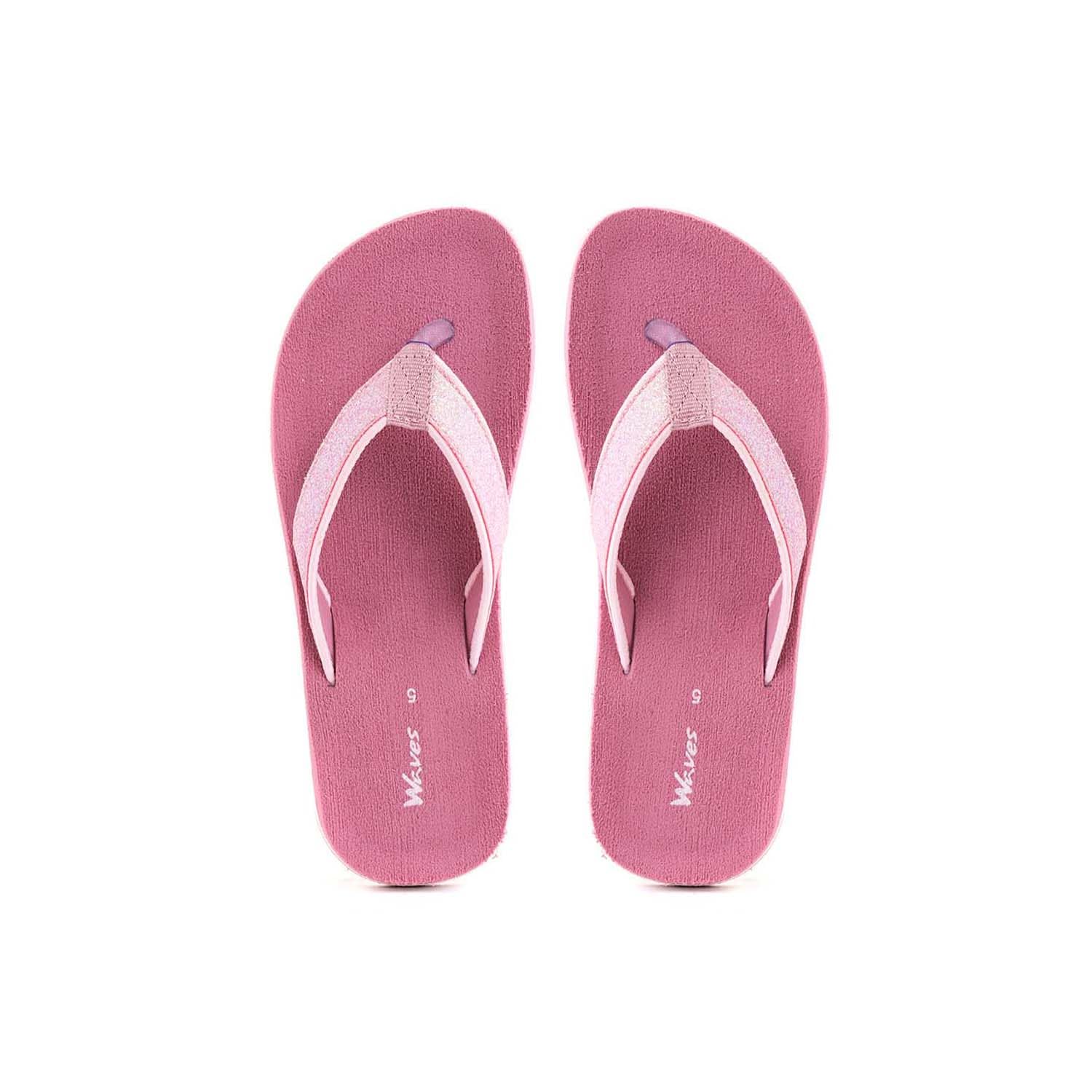 Khadims Waves Mauve Casual Slippers for Women (7281895) (B0D11GQCKG) Amazon Price History, Amazon Price Tracker