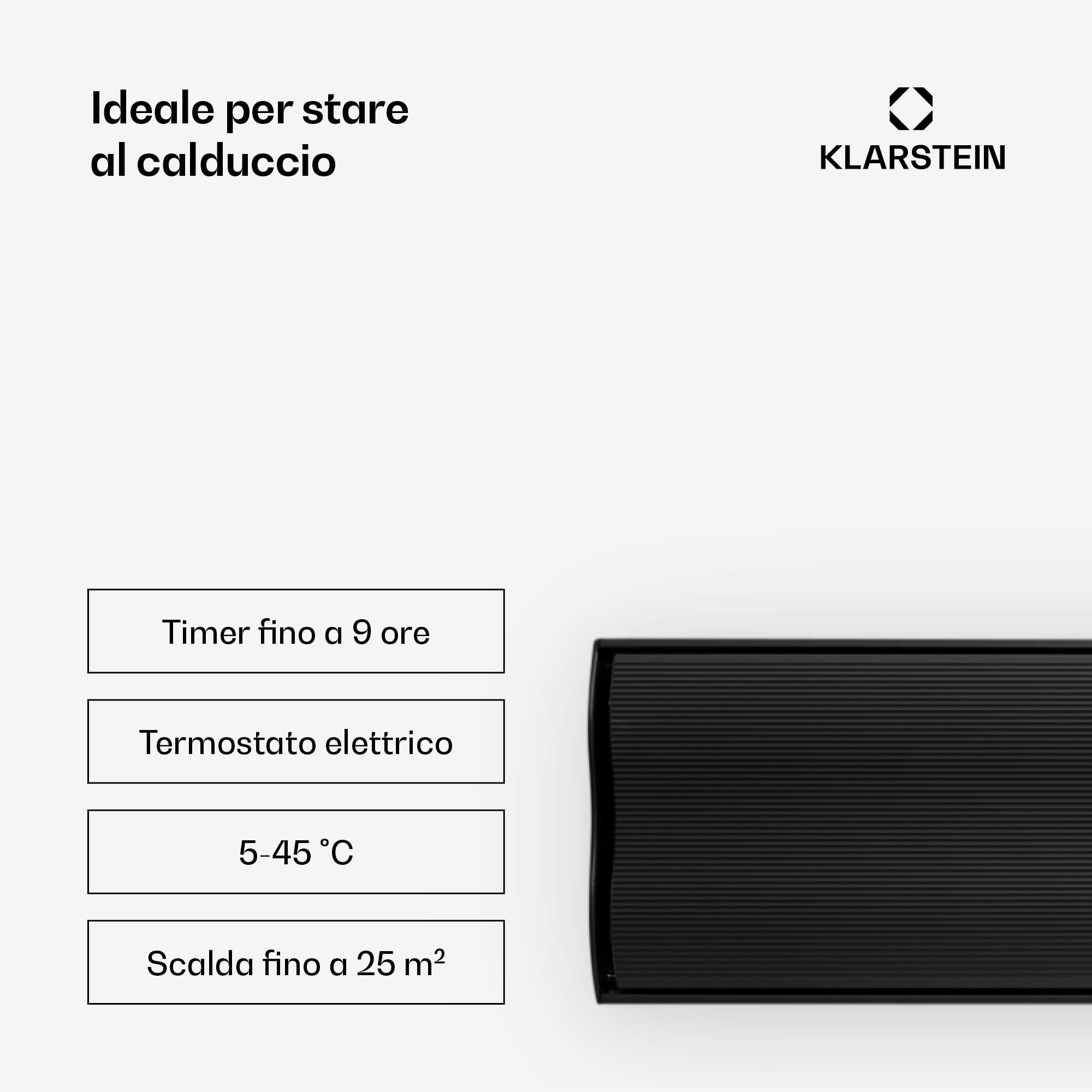 Blumfeldt Stufa Elettrica Basso Consumo con Display LED, Colonnina Elettrica da Giardino 3000W, Termosifone Elettrico, Pannello Radiante Infrarossi con Telecomando, IP44, No CO2