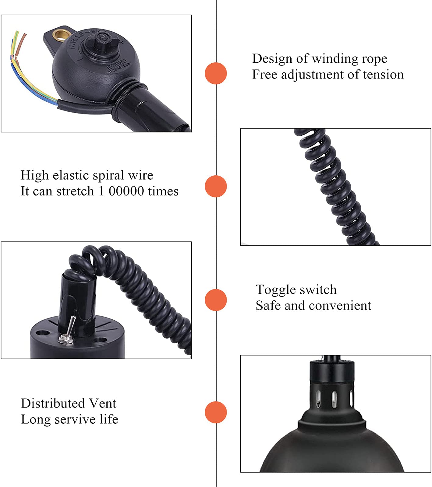 Sospensione Per Lampadine Portale LED Fusion - Black | Leroy Merlin - Foto 8