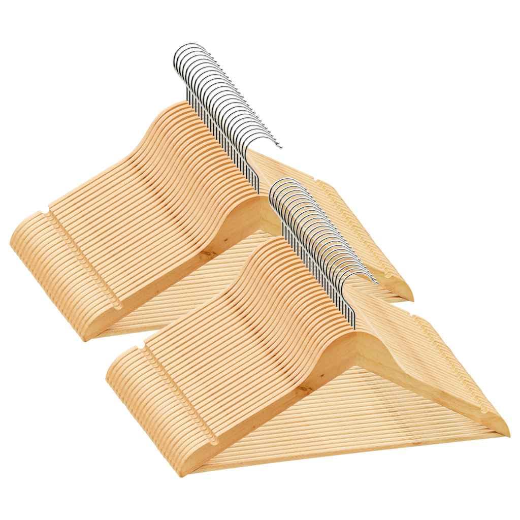 Juego de Perchas para Ropa 50 uds Antideslizantes Madera Dura,Casa y jardín,Productos del hogar,Organización y Almacenamiento,Almacenamiento de Ropa y armarios,Perchas,6kg-289912
