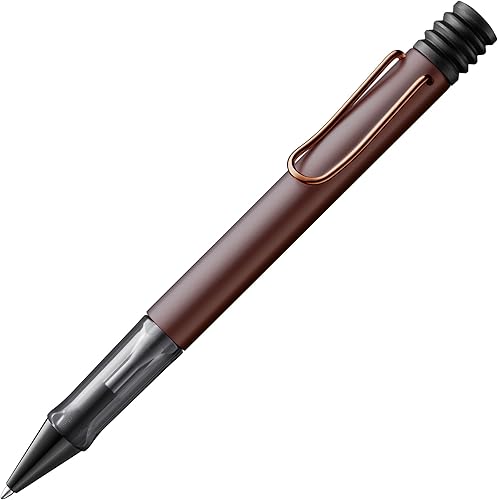 Lamy Lx Elegante Bolígrafo 290 de Aluminio en Color Marron con Acabado Metal Precioso y Clip de Metal Incluye Recarga Grande M 16 Línea Ancho M en
