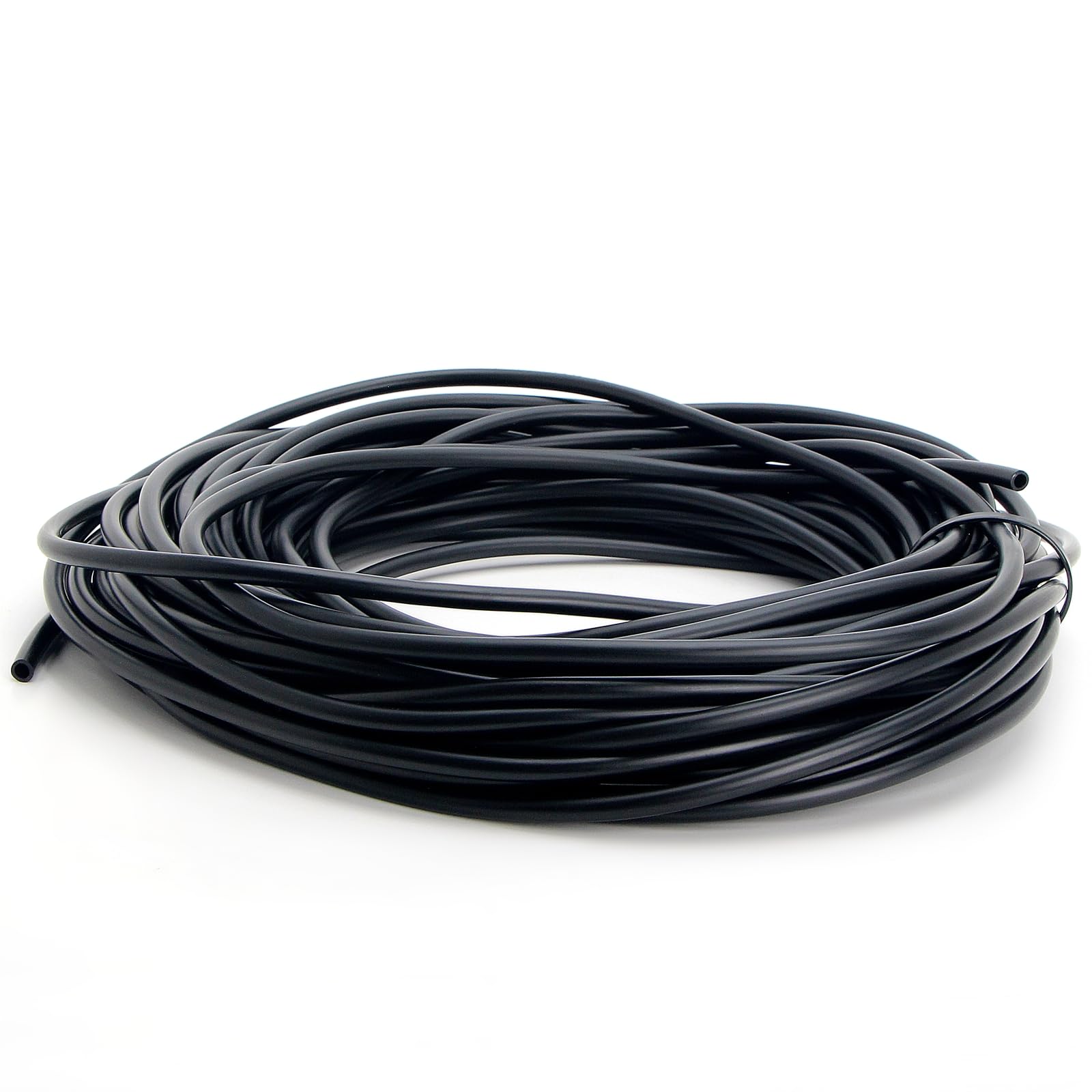 10 m Black Aquarium Airline Tubing 4-6 mm Flexible Durable Air Line for Air Pump Tank Pond Terrarium Aquarium K2aqua