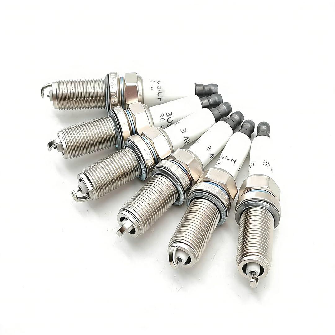 Świeca zapłonowa samochód dla BMW serii 1/3/5/6/7 E87/E90/E93/E92/F10/F11/E64/E63/E66 X3 E83 X5 E70/E85/E86, Świece zapłonowe irydowe 6 szt. 12122158253