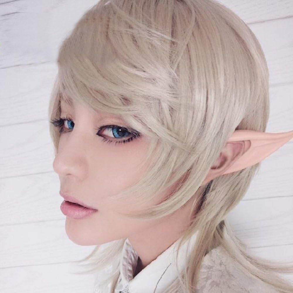 Secaden Cosplay Fairy Pixie Elf Ears Soft Pointed Ears Tips Anime Party Dress Up Costume Accessories: 3 Styles